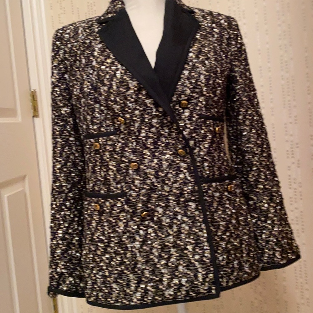 Talbots tweed blazer